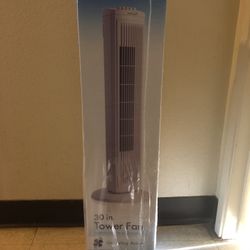 30 Inch Brentwood Tower Fan Brand New Factory Seale