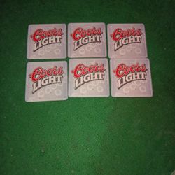 6 Vintage Coasters 