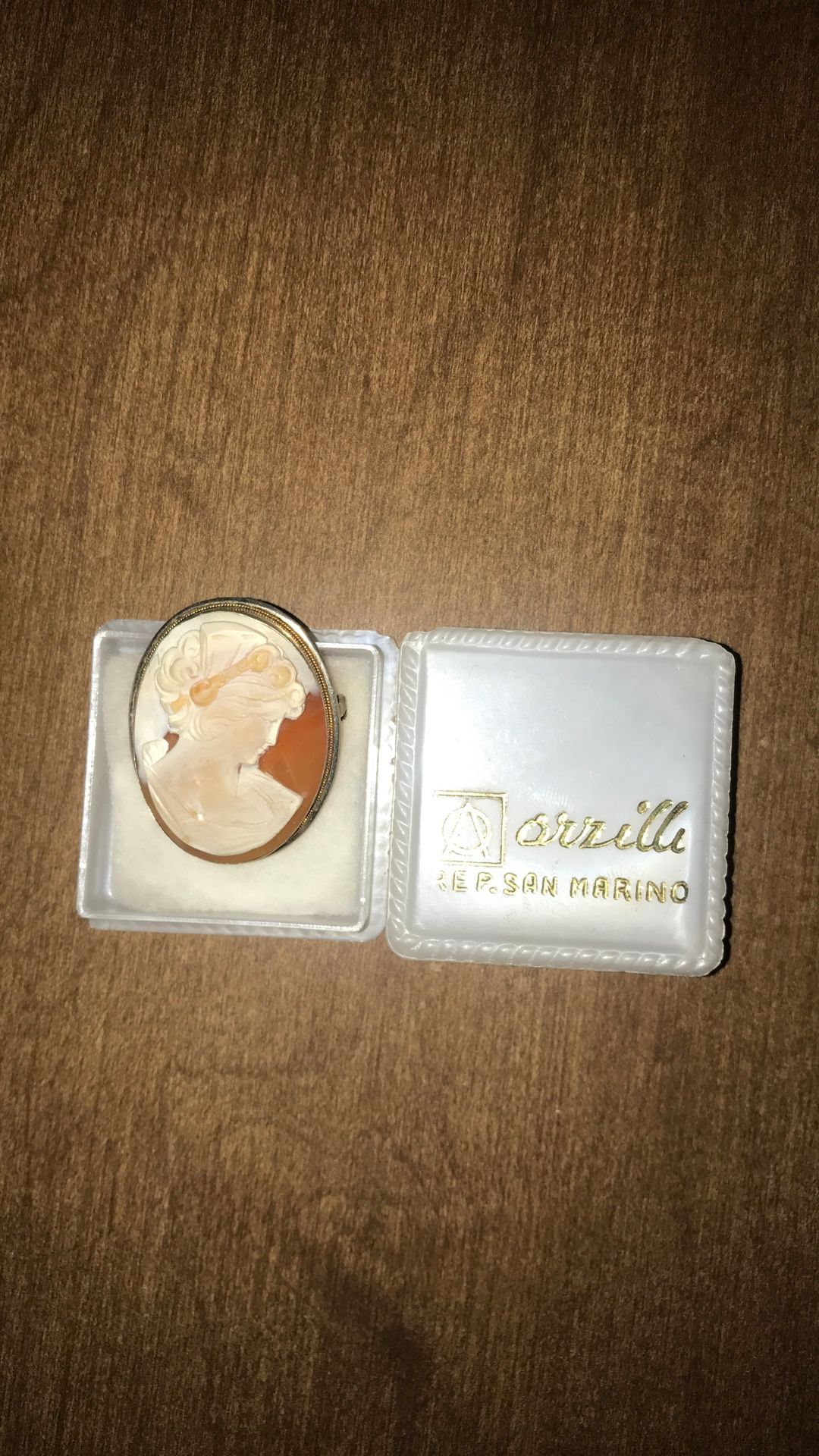 Italian Cameo Broach