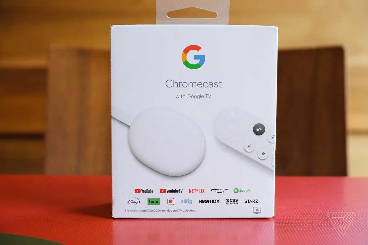 Chromecast with Google TV w/ Remote- 4K - Snow

