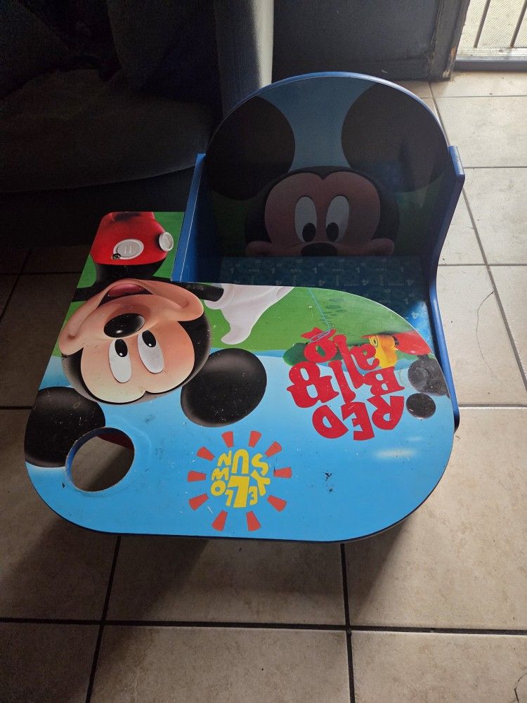 mickey mouse table with chair