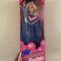 1995 Mattel Special Edition Class of '96 Graduation Barbie Doll, model #15003
