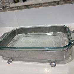 Elegant Pewter Serving Stands – Set of 2