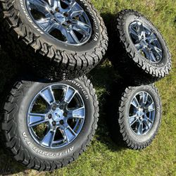 18” Factory F150 Rims And BF Goodrich Tires 