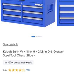 Kobalt Tool Chest
