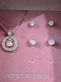 Necklace and earrings