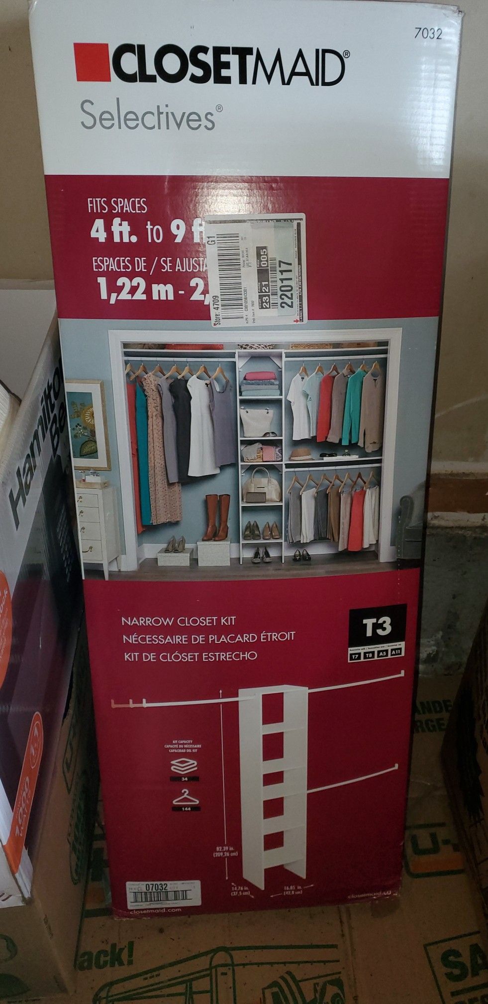 ClosetMaid Selective White Custom Laminate Closet System Organizer for ...