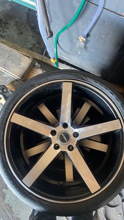 4 5spokes 20inch rim’s and tires
