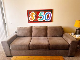 Living spaces. 3 seats. 103”by43”