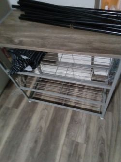 Wood top rack