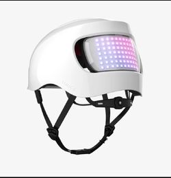 New Other Lumos Matrix Size M/L Bluetooth Jet White Smart Helmet With Remote & MIPS
