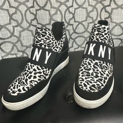 NEW DNKY Wedge Slip On Shoes 