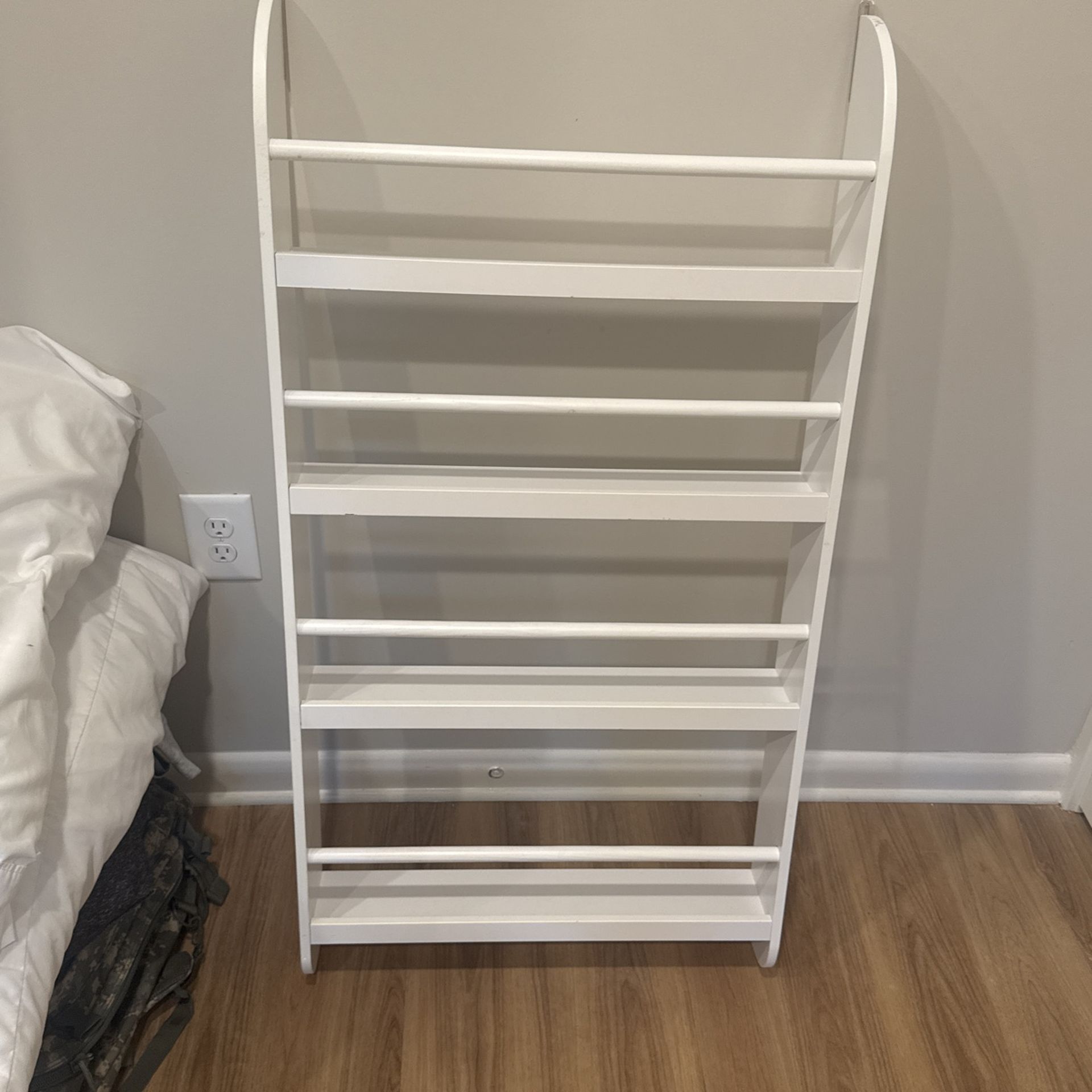 White bookcase