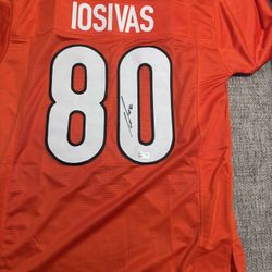 Andrei Iosivas Signed Autograph Custom Jersey- Metabilia Coa-Cincinnati Bengals