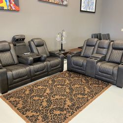 Ashley sofa and loveseat pwr recliner❤️✨ Delivery same day 🚛👍🏼 only $49 down payment🥳  (Price: $2999)