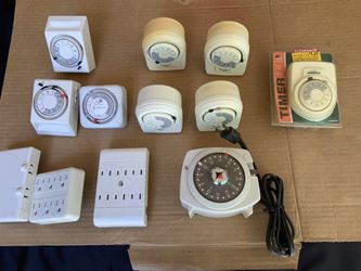 Light Timers & Multiple Plug Wall Outlet Adapter