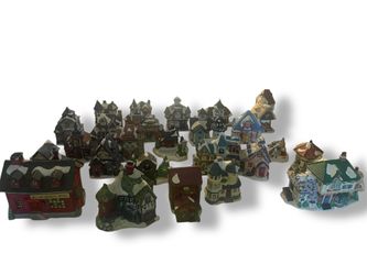 Lots Of Christmas Village Houses