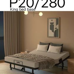 P20🔥Adjustable King Bed Frame with Remote and USB Charging Station, Electric Bed Base, Zero Gravity, Head and Foot Incline, Easy Assembly$280