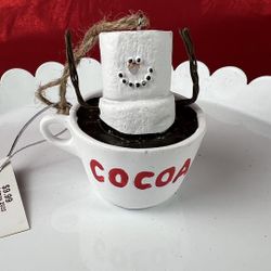 Cocoa/ Marshmallow Mug Ornament