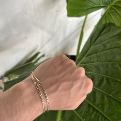 14k Cuban Link Bracelets 