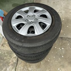 17 Inch Steel Rims With Tires 