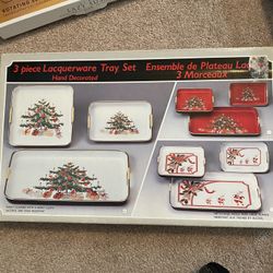 3 Piece Christmas Serving Set