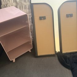 mirror and make up or skincare organizer 