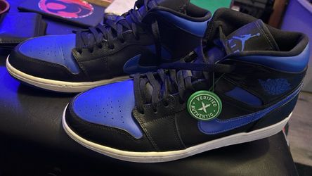 Air Jordan 1 Mid Royal Blue Black