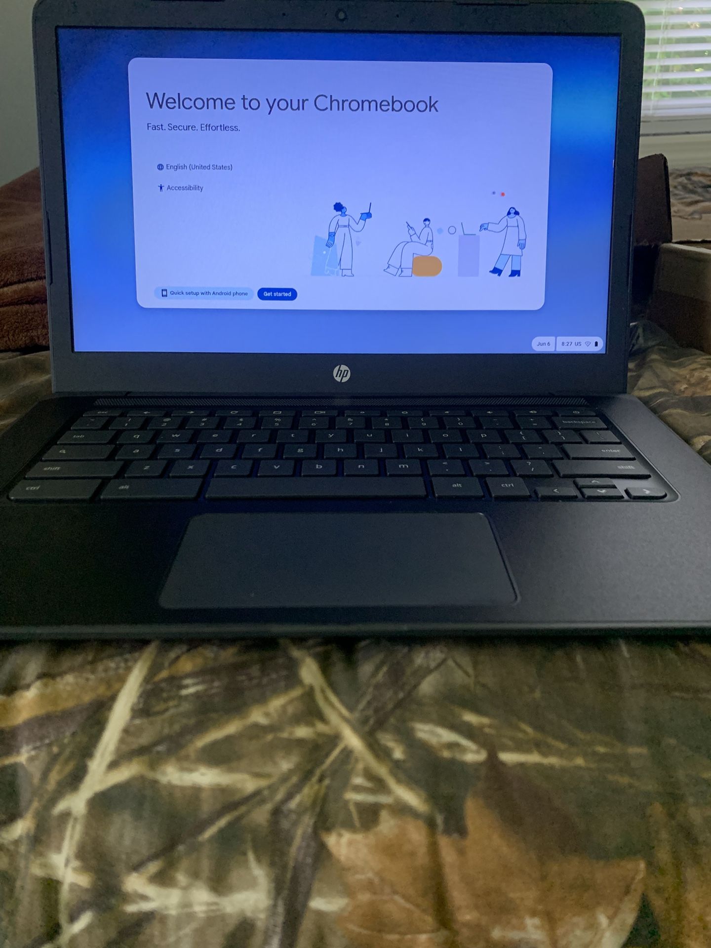 Restored Hp Chromebook 14 G1 14” Celeron 2955U 4 GB RAM 16 GB SSD -J2L41UT#ABA