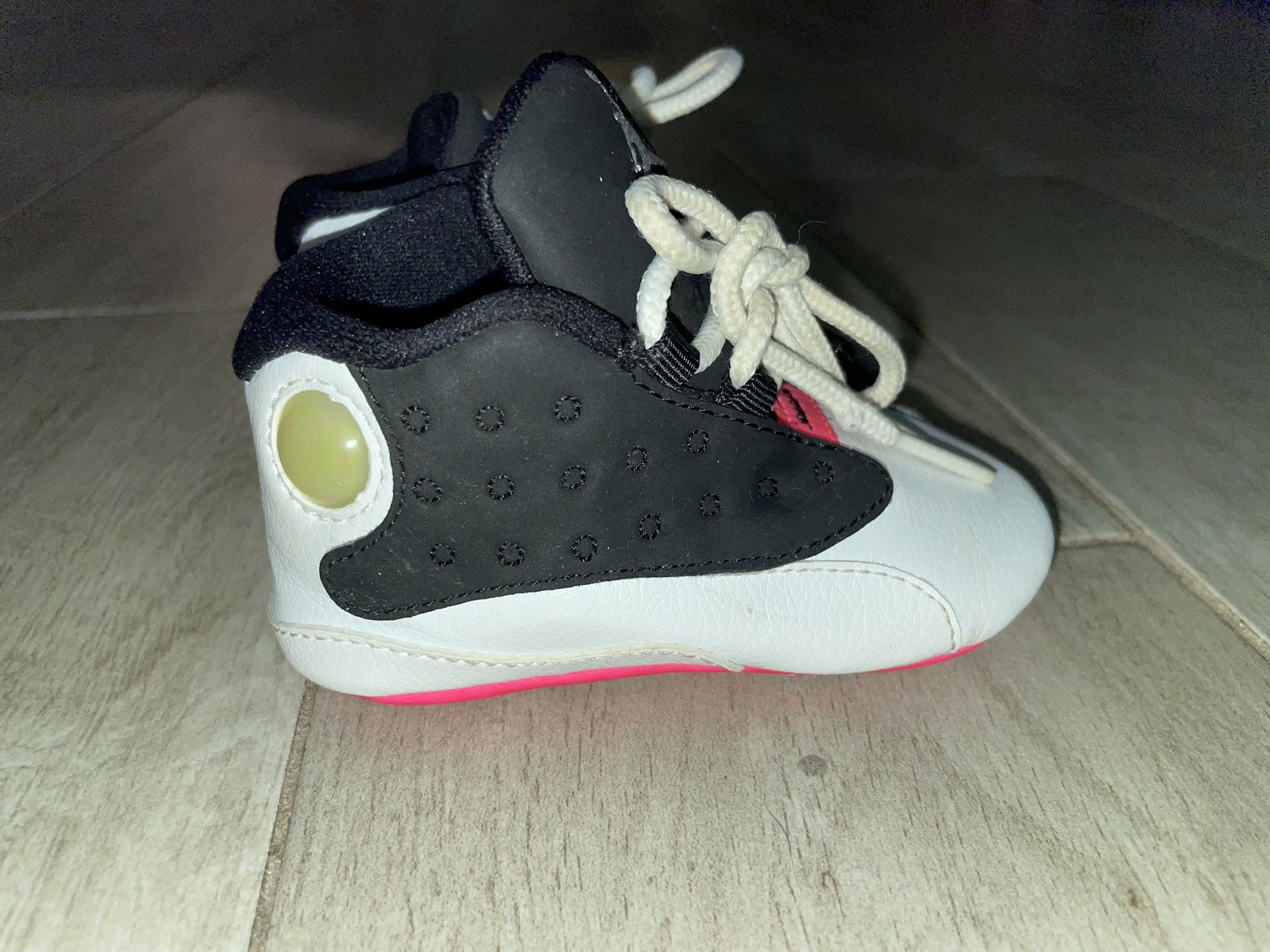 Nike Air Jordan 13 XIII Retro Hyper Pink Crib Shoes Size 3C 553664-008 infant