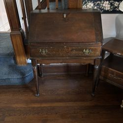 Antique Fold Down Desk