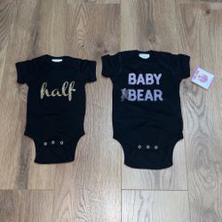 Baby Boy’s / Girl’s Mumsy Goose Onesies, Size NB, 6 Months 