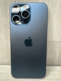 Apple iPhone 15 Pro Max A2849 (Unlocked) 256GB - Blue Titanium (A1D031564)