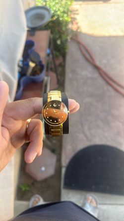 Gold woman’s movado watch