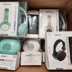New wireless headphones, wireless speakers and a USB travel charger All for $80