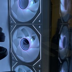 ARGB Case Fans – 120mm High Performance with White Frame & Lighting