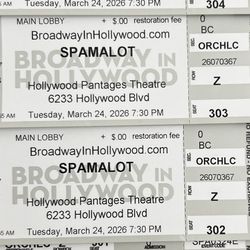 SPAMALOT Tickets Pantages Theatre