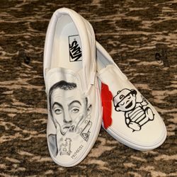 Mac Miller Custom Vans Size M7 W8.5 
