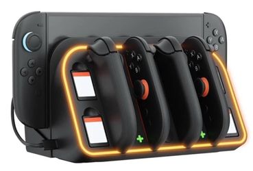 NS2 Nintendo Switch Charging Dock w/ Ambient Light, Black