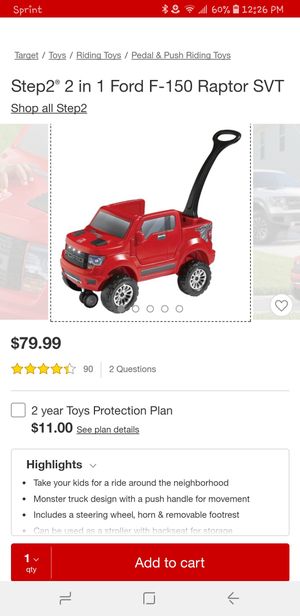 Step2 Ford F 150 Raptor Svt For Sale In Oak Lawn Il Offerup