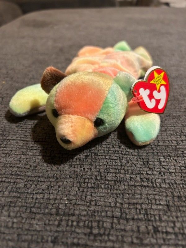 TY Beanie Baby Babies 1998 / 1999 “Sammy” Bear RARE Errors P.E. Pellets