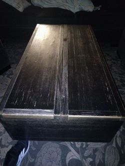 Coffee table with storage