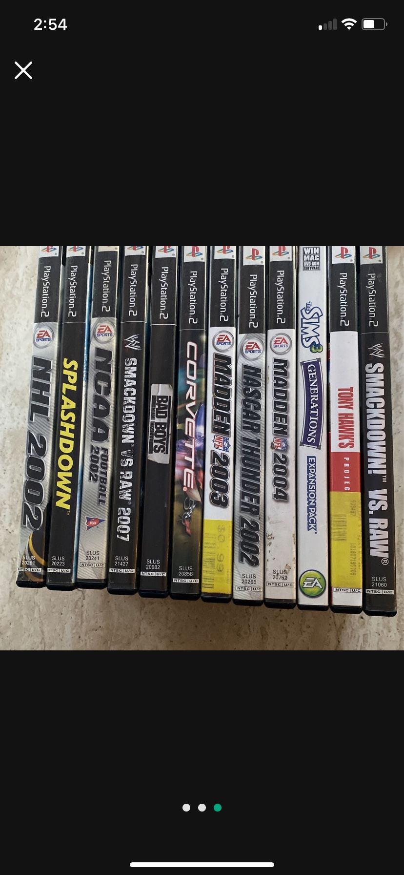 Ps2 Games Lot