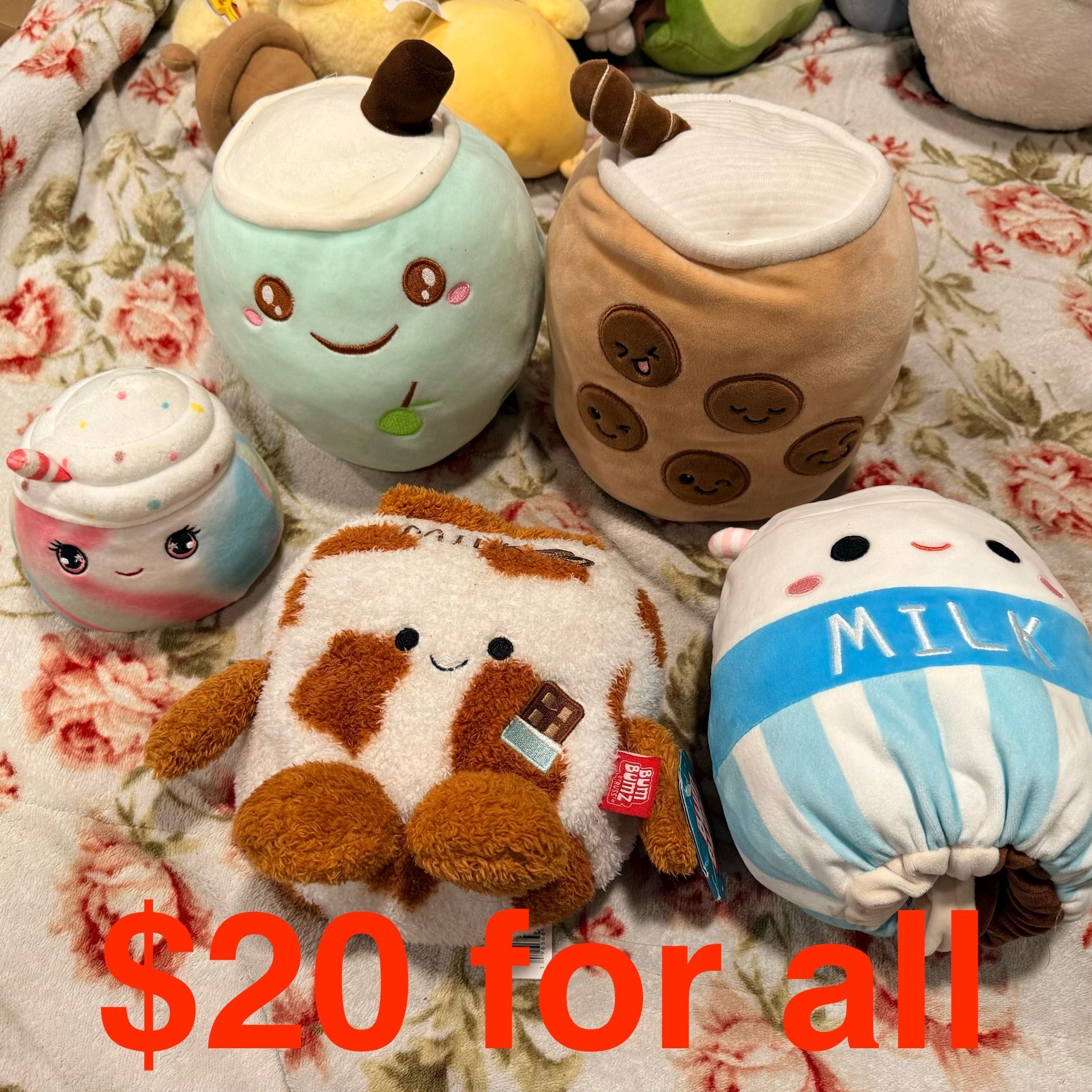 Drink plushies