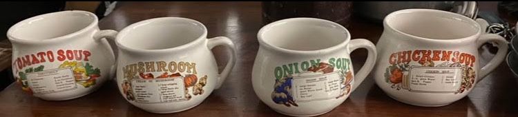 Soup bowls With Recipes