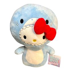 Hello Kitty Plush Toy 13” Blue Shark
