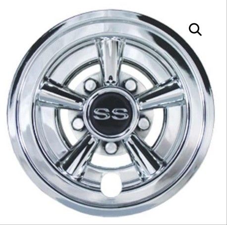 Golf Cart SS Hub Caps