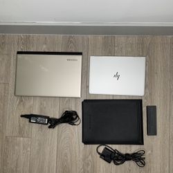 Set of 2 Laptops HP Spectre i7 and Toshiba i7 16GB RAM