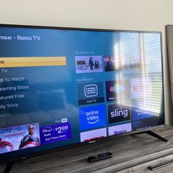 50 Inch Hisense Roku smart TV For Sale 