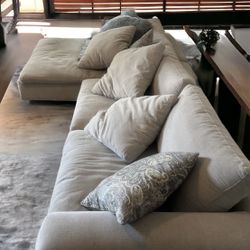Free Delivery Cream Cloud Couch Sectional 